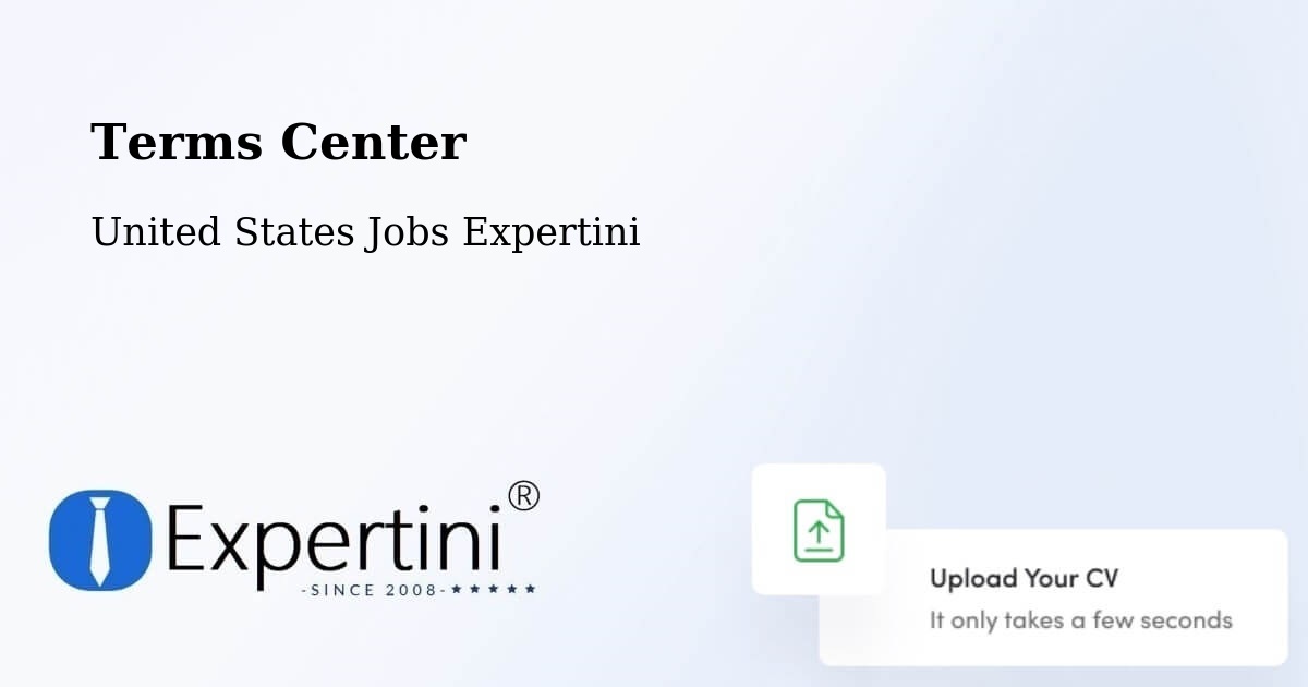 Terms of Service – Arcata - United States Jobs Expertini